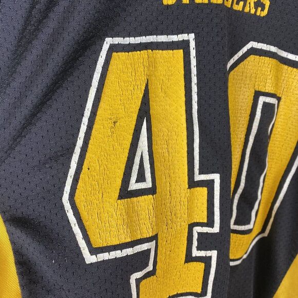 VTG Youth Russell Athletic Pittsburgh Steelers Mesh 40 Jersey Size L Made In USA - Picture 5 of 11